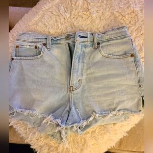 Abercrombie & Fitch Light Wash Jean Shorts SIZE 4